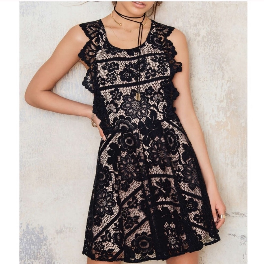 For Love & Lemons Giana Apron Dress S NWT